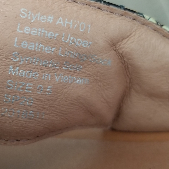 Madewell Skyler Slide In Snake Skin Leather - Picture 8 of 9